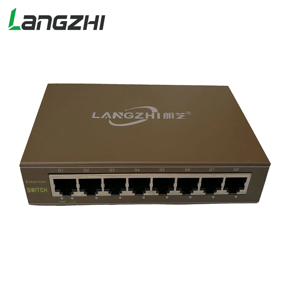 

Langzhi network Switchs Gigabit Switch 8 *10/100/1000Mbps RJ45 Port 10Gbps Switching network switch 1000mbps mining