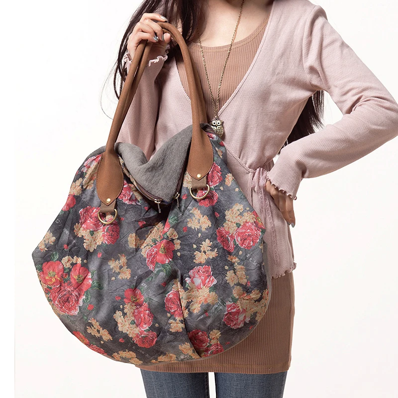 2016 FREE SHIPPING canvas women bag fashion one shoulder big cotton