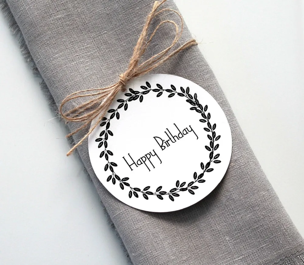 Кольца для салфеток на день рождения набор из 12/24/48 шт. кольца заказ деревенский