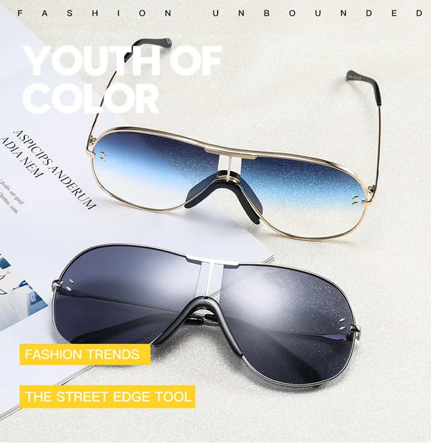 JackJad Vintage Men Aviation Style Gradient Sunglasses UV400 Fashion Two Dots Brand Design Sun Glasses Oculos De Sol 22093