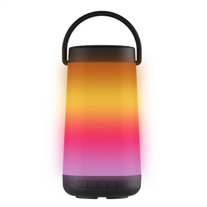 Flame light led wireless bluetooth speaker radio multi function torch
