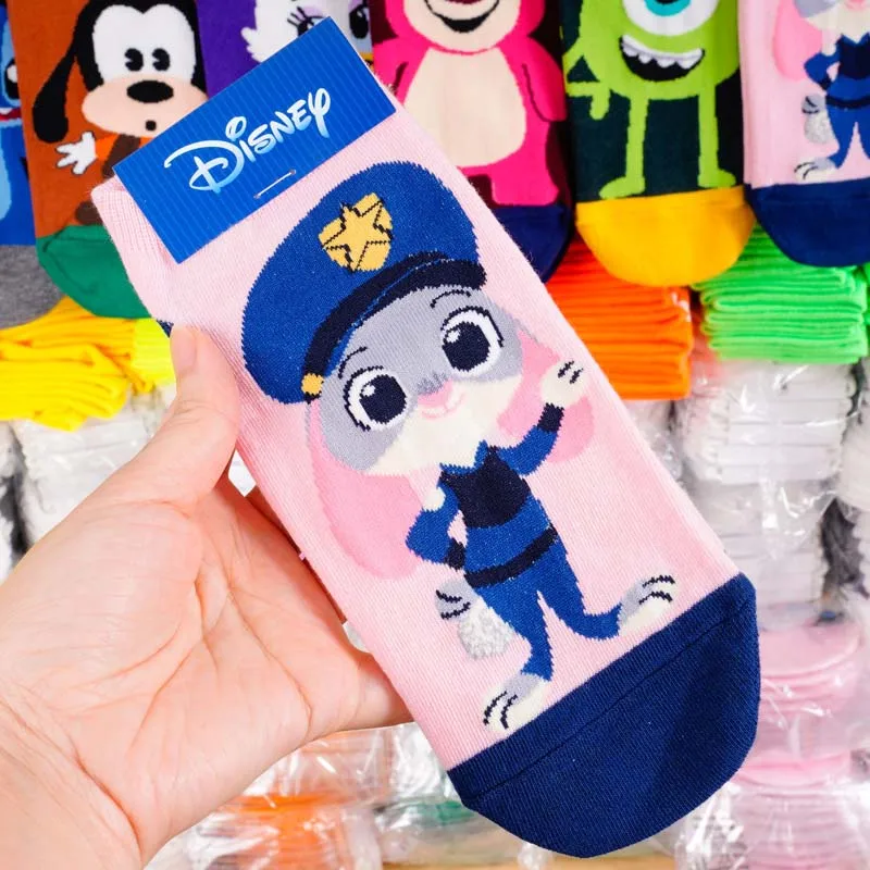 Disney cute Mickey cartoon cotton socks new design boat socks casual soft socks