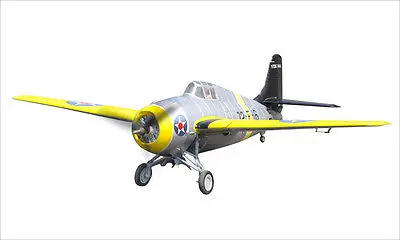 Scale Skyflight 1.2M RC F4F Wild Cat Propeller plane Included KIT RC Airplane Model Yellow Scale Skyflight 1.2M RC F4F Wild Cat Propeller plane Included KIT RC Airplane Model Yellow