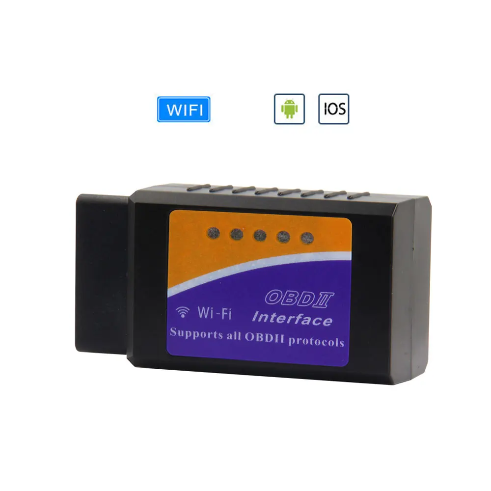 ELM327 V1.5 WI-FI инструменту диагностики OBD OBD2 16Pin Диагностика автомобилей сканер для IOS/Android elm 327 v1.5 для OBDII протокол - Цвет: stype1