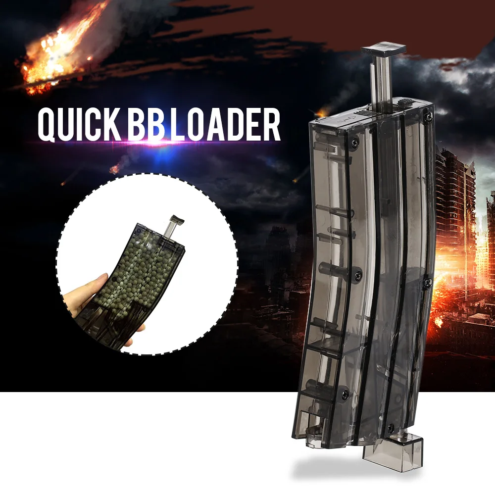 

Round BB Loader 155rd Quick Speed Loader Game Gear Empty SPeed loader Outdoor Sports Activity Plastic Part
