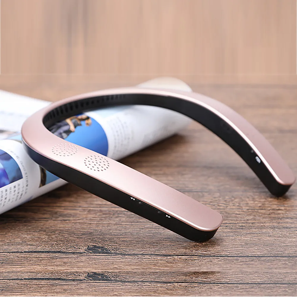 Bluetooth 5 0 беспроводной шейный динамик FM AUX SD USB стерео для смартфонов мини