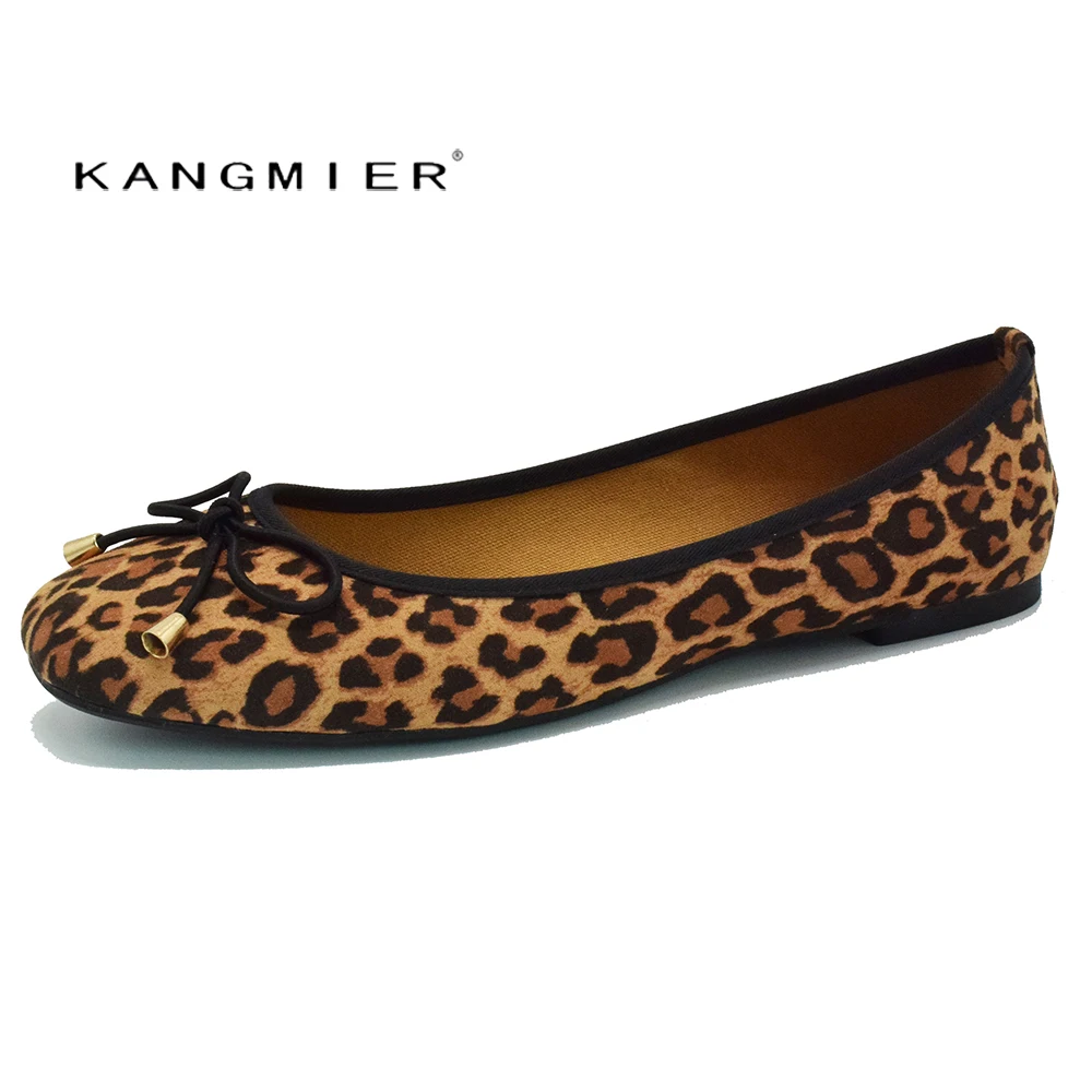 ballerina leopard flats