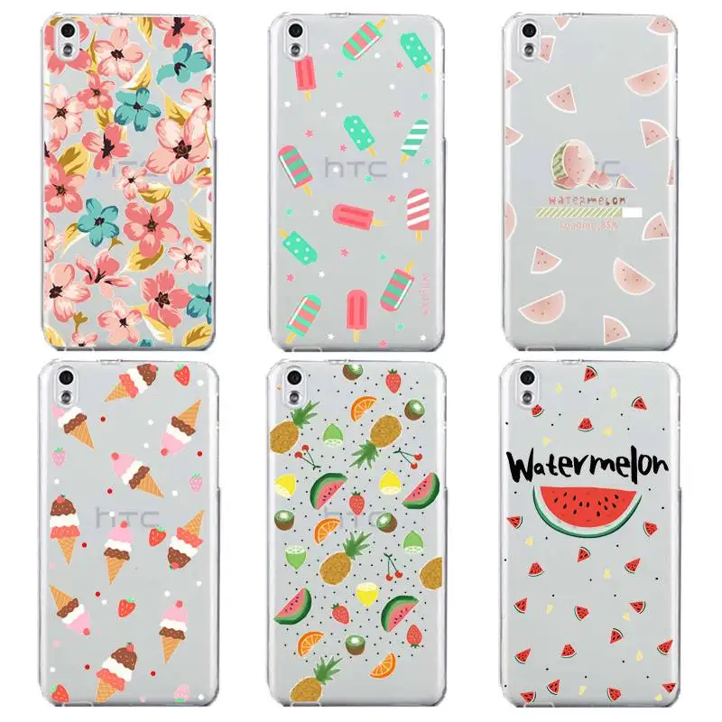 Fruit Watermelon Soft Clear TPU Phone Case For HTC D820 M8 M9 A9 Pineapple Flora Coque Silicone Fundas Cream Cover Free Shipping | Мобильные