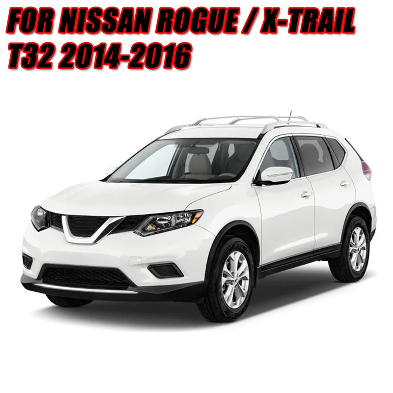 Для Nissan X-Trail Xtrail Rogue T32 Хромированная передняя решетка гриль головной светильник накладка вставка Стайлинг Литье