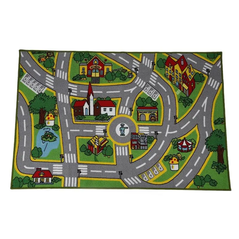 

Children's Carpet Game Pad City Street Map Children Learning Carpet Game Carpet Boy Girl Kindergarten Bedroom Game Room Classr