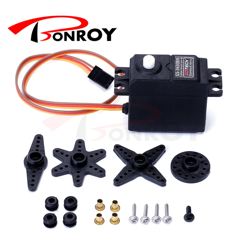 

GS-3630BB 3kg High Torque Throttle Steering Servo 120 Degree Turn Left to Right free shpping