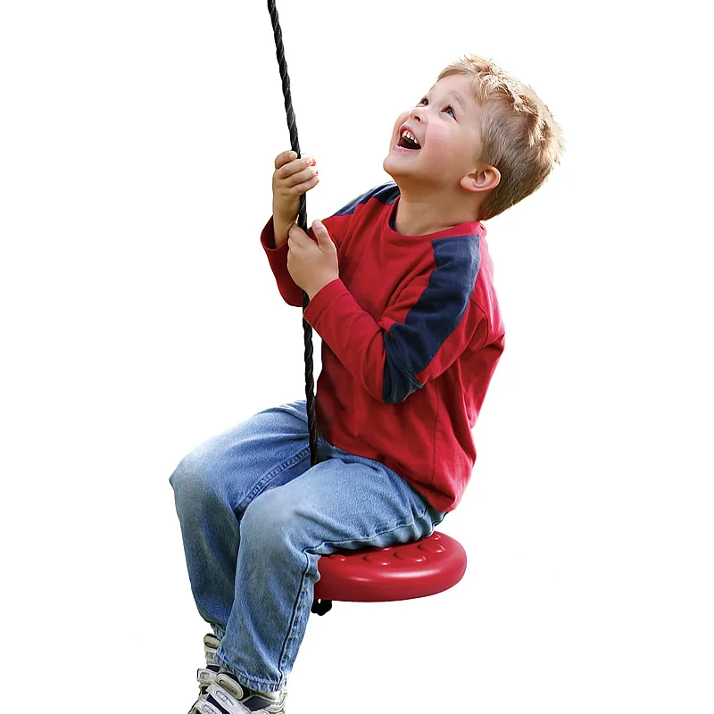 Kids Indoor/Outdoor Disc Swing Seat Monkey Rope Tree Swing with Chain Great for Tree, Swing Set, Backyard, Playground, Playroom Kids Indoor/Outdoor Disc Swing Seat Monkey Rope Tree Swing with Chain Great for Tree, Swing Set, Backyard, Playground, Playroom