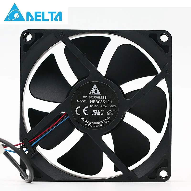 Оригинал для delta NFB08512H 8525 12В 0.23A 8 см инструмент проектора Вентилятор
