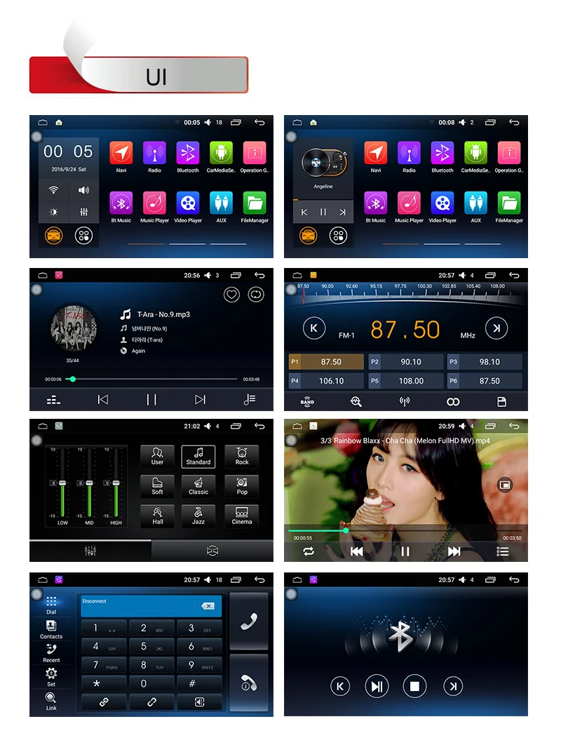 Sale 7 Inch Car Stereo Radio GPS Navigation For Audi A3 8P 8PA Quad Core 1024*600 Android 8.1 GPS Capacitive Touch Screen Radio 11