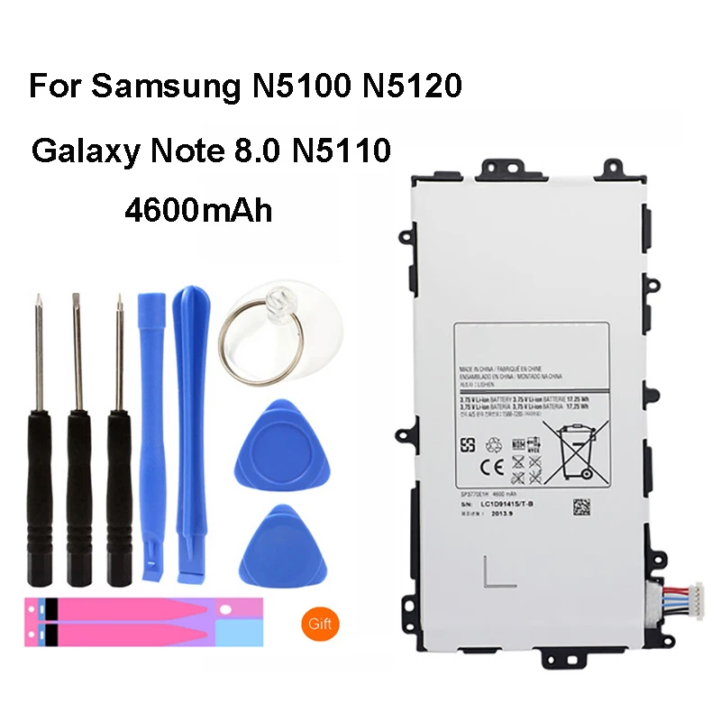 SP3770E1H для samsung N5100 N5120 Galaxy Note 8,0 N5110 оригинальные сменные батареи 4600 мАч