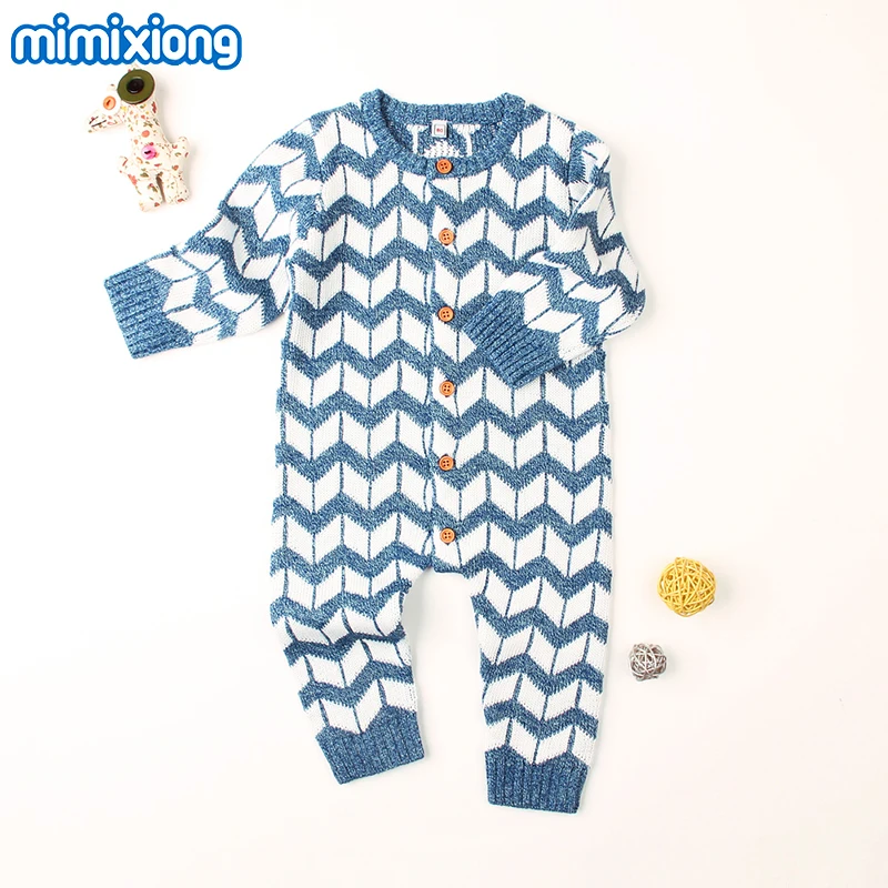 Recién Nacido bebé niño niña de punto Infantil monos primavera niño Bebes de manga larga overoles trajes de niños 0-24 M Recién Nacido bebé niño niña de punto Infantil monos primavera niño Bebes de manga larga overoles trajes de niños 0-24 M