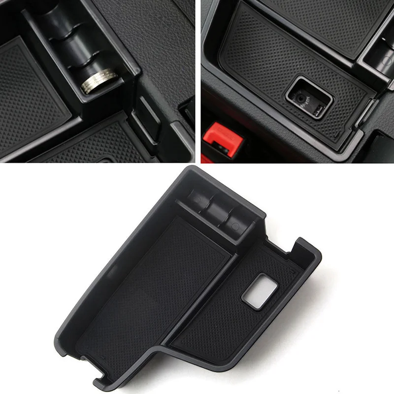 

Car Storage Box Console For BMW 3 Series F30 2013-2016 Plastic Black New Hot