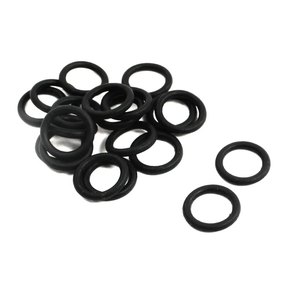 

Uxcell 20pcs 10mm Outer Diameter 7mm Inner Diameter 1.5mm Thickness Flexible Rubber O Ring Black Sealing Gaskets Replacement