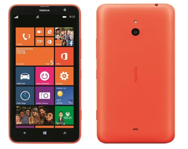 Nokia Lumia 1320 разблокированные сотовые телефоны Двухъядерный 6," сенсорный экран 5MP камера 8 Гб rom 1 Гб ram отремонтированный - Цвет: Red