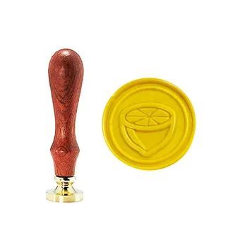 

Lemon Wax Seal Stamp Wedding Invitations Gift Set Kit