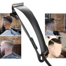 Машинка для стрижки волос Бритва Парикмахерская из нержавеющей стали черная портативная Мода безболезненное Бритье
