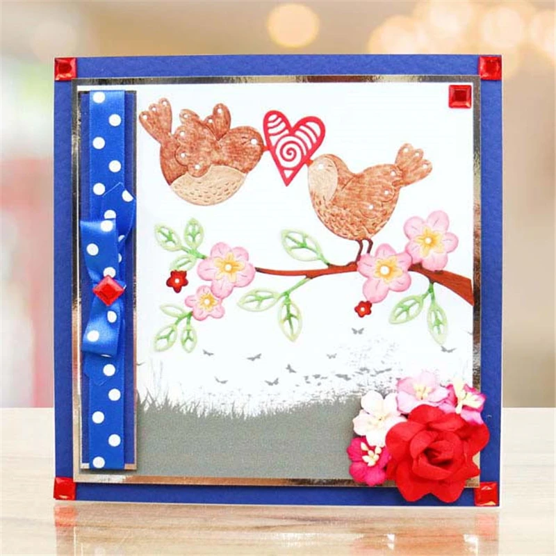 

YaMinSanNiO Bird Metal Dies Cutting Dies Scrapbooking Embossing Dies Cut Stencils Cards Craft Dies for New 2019