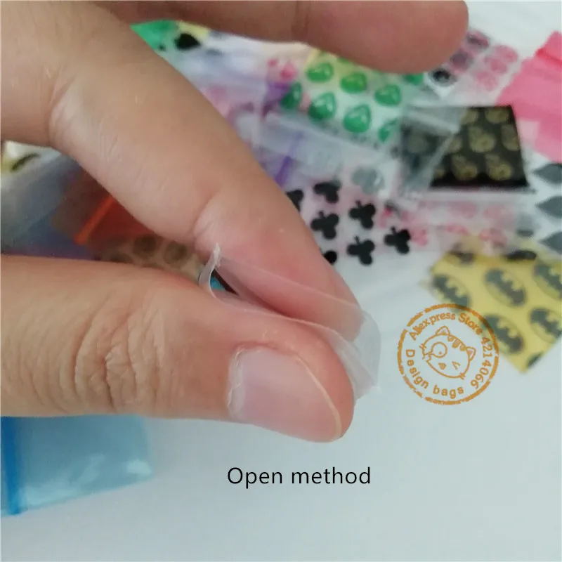 400 Baggies 4 Designs Zip lock Bags  Design Plastic Storage Zipper Baggies 1515 1.5"X1.5" Drop Shipping Fast Shipping 3