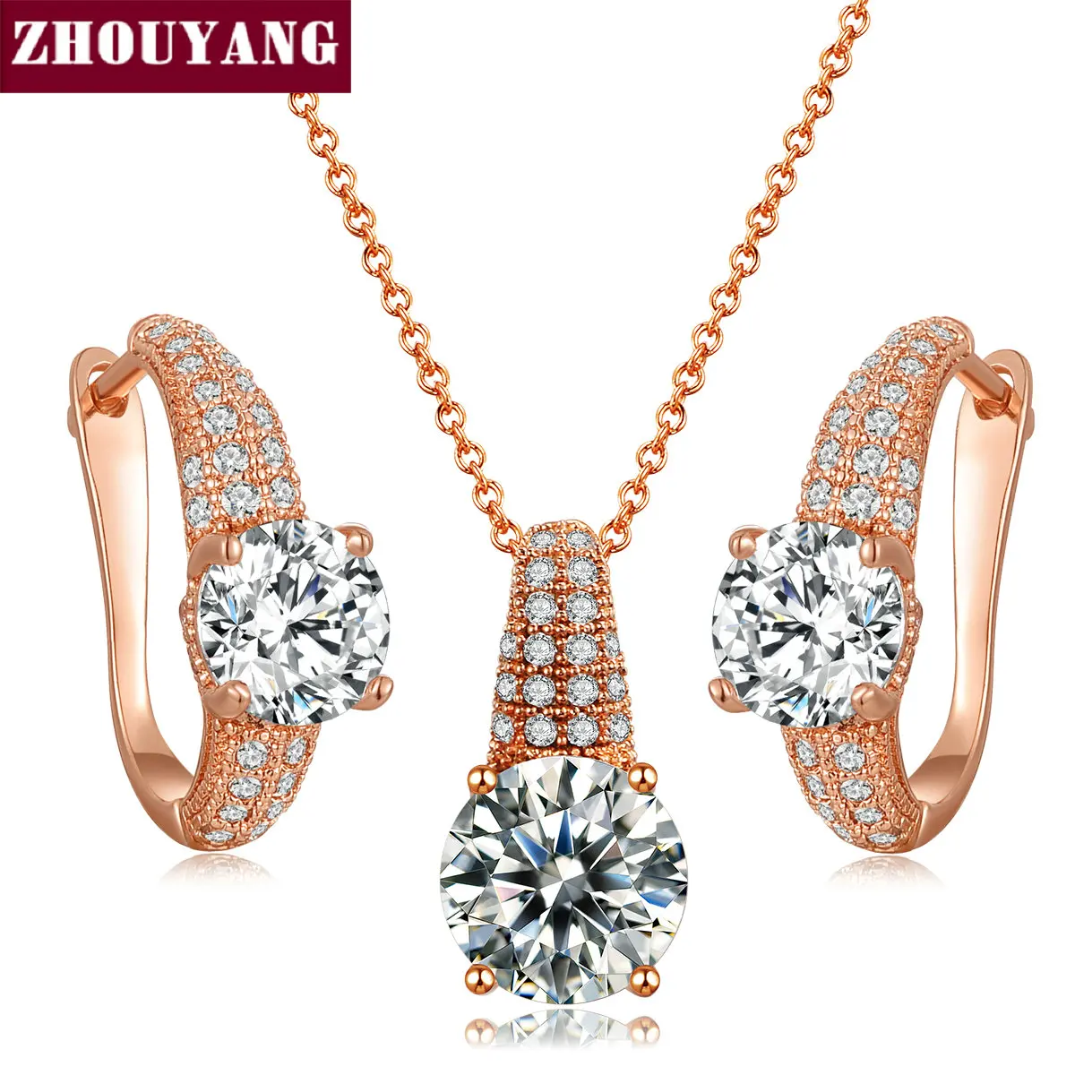 Rose Gold Jewelry Set Cheapest