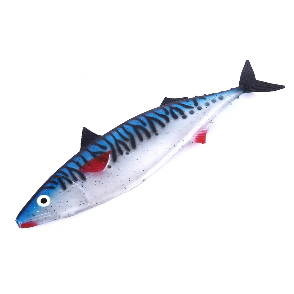

HENGJIA 1pcs Ocean Boat Fishing Lure Soft Bait Inside 29cm 69g Big Game Fishing Tackle