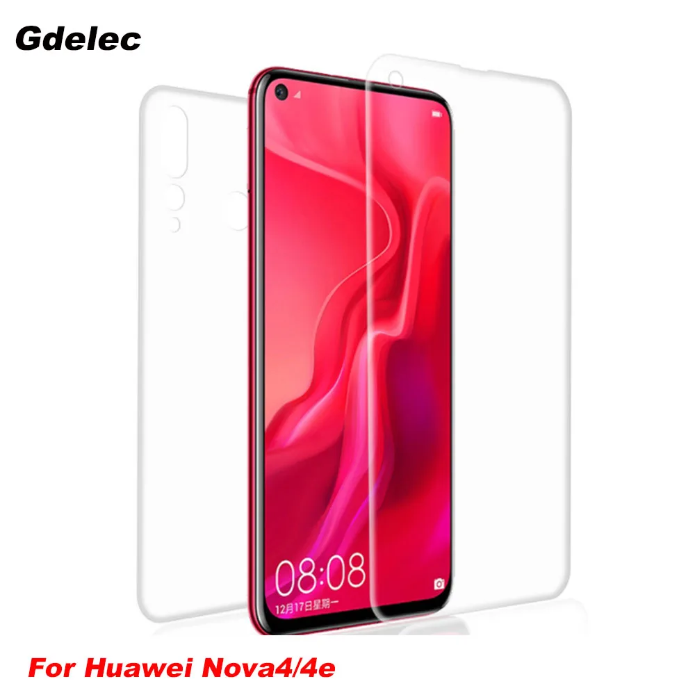 

New Full Cover Soft For Huawei Nova4e Nova3 3i 2 2S 2plus Hydrogel Screen TPU Protector Film honor8X MAX NOTE10