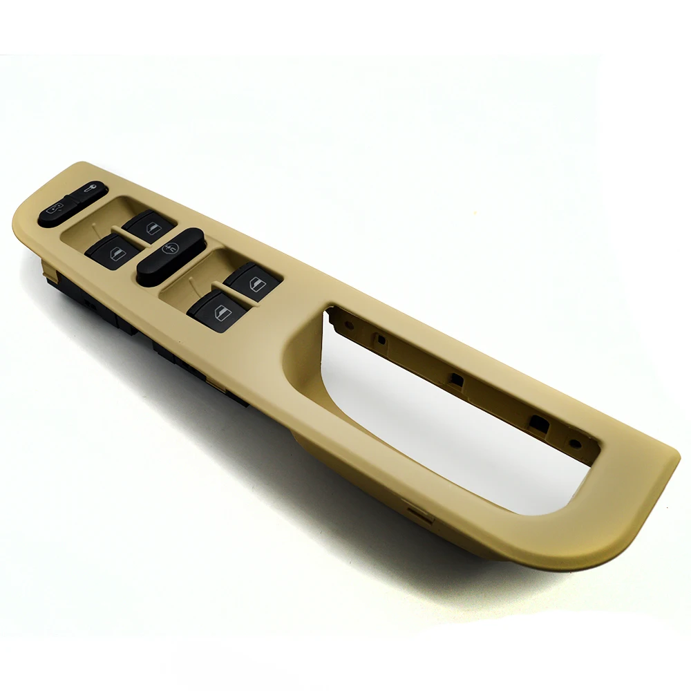 Cream coloured Master Window Switch Control Panel Trim Bezel + window
