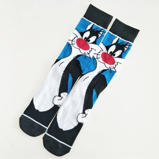 Хлопковые мужские носки в стиле хип-хоп, трендовые носки с героями фильма Марвел, Мстители, супергерои, новинка, удобные забавные мужские носки - Цвет: 29
