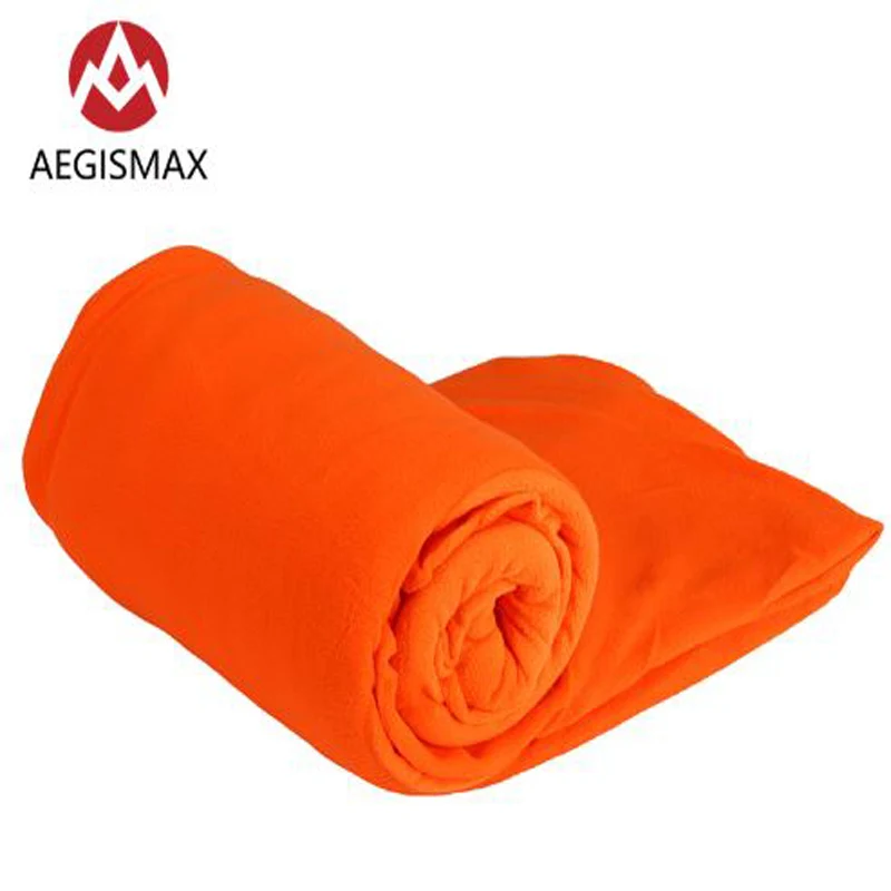 Портативный флисовый спальный мешок конверт AEGISMAX легкий для отдыха на открытом