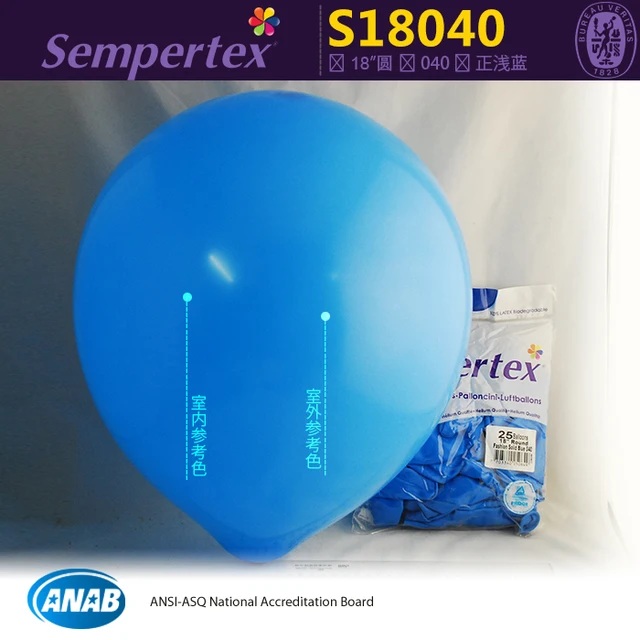Extra Strong Sempertex 18 Inch Latex Balloon Decor Globoslarge Standard Blue Balloons25pcs Bag Columbia Imported Extra Strong Sempertex 18 Inch Latex Balloon Decor Globoslarge Standard Blue Balloons25pcs Bag Columbia Imported