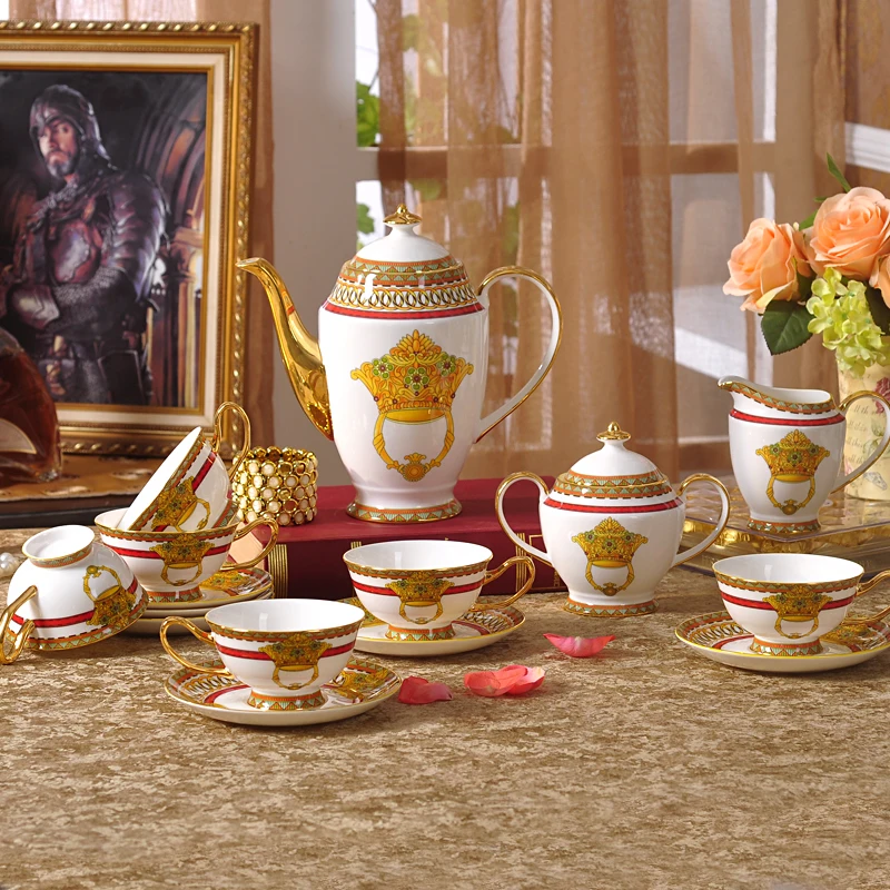 Принцесса кофе французский серебряный романтический чайный сервиз | Дом и сад