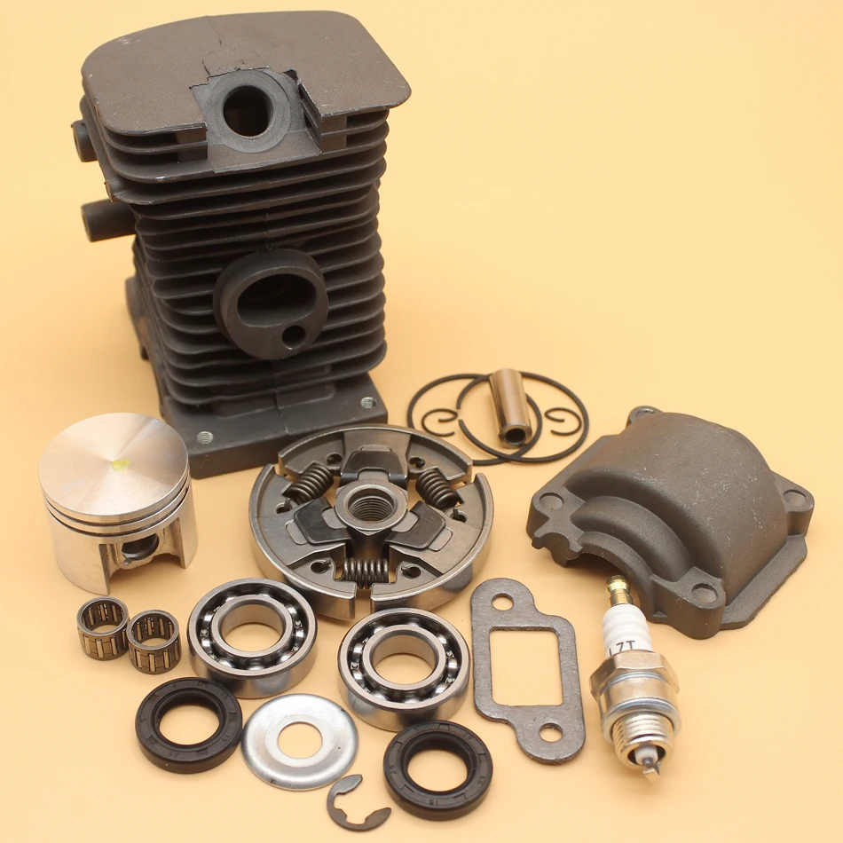38mm Cylinder Piston Clutch Crank Ball Bearing Oil Seals Kit For STIHL MS180 MS170 MS 170 180 017 018 Chainsaw Engine Motor 38mm Cylinder Piston Clutch Crank Ball Bearing Oil Seals Kit For STIHL MS180 MS170 MS 170 180 017 018 Chainsaw Engine Motor