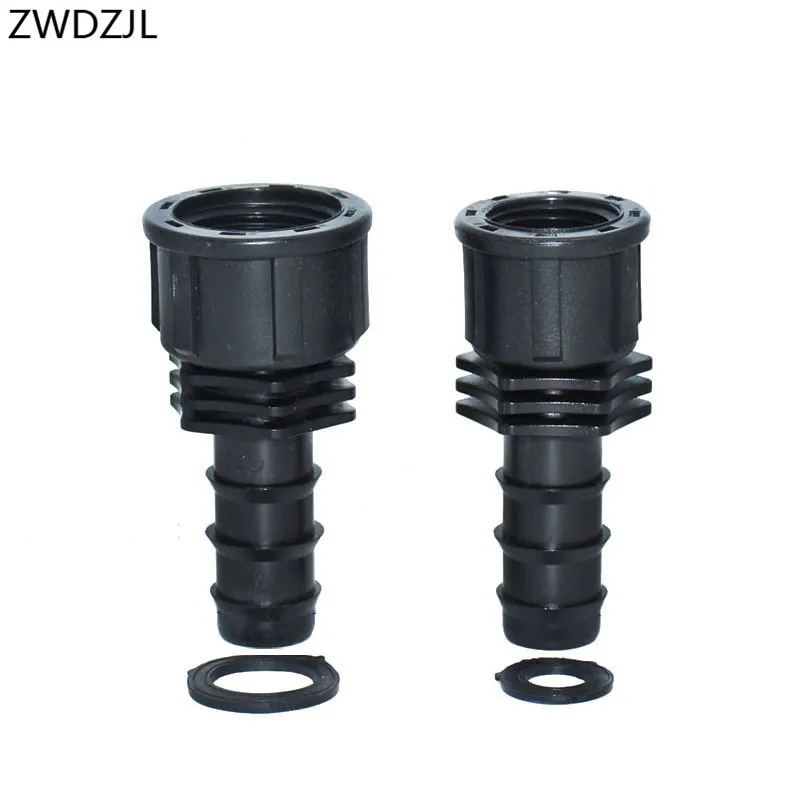 

Garden irrigation female 3/4 to the 1/2 hose connector female 1/2 to 20mm end cap barb faucet hose connector adapter 1pcs