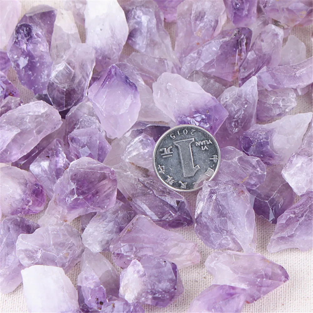 

1PC Crystal Amethyst DIY Jewelry Material Pendant Earring Dangle Earrings Bracelet Natural Stone Quartz Making