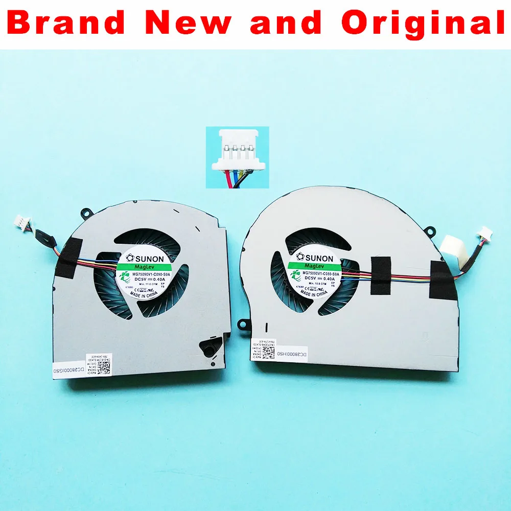 New original FAN For Dell Alienware 17 R4 COOLING FAN COOLER MG75090V1