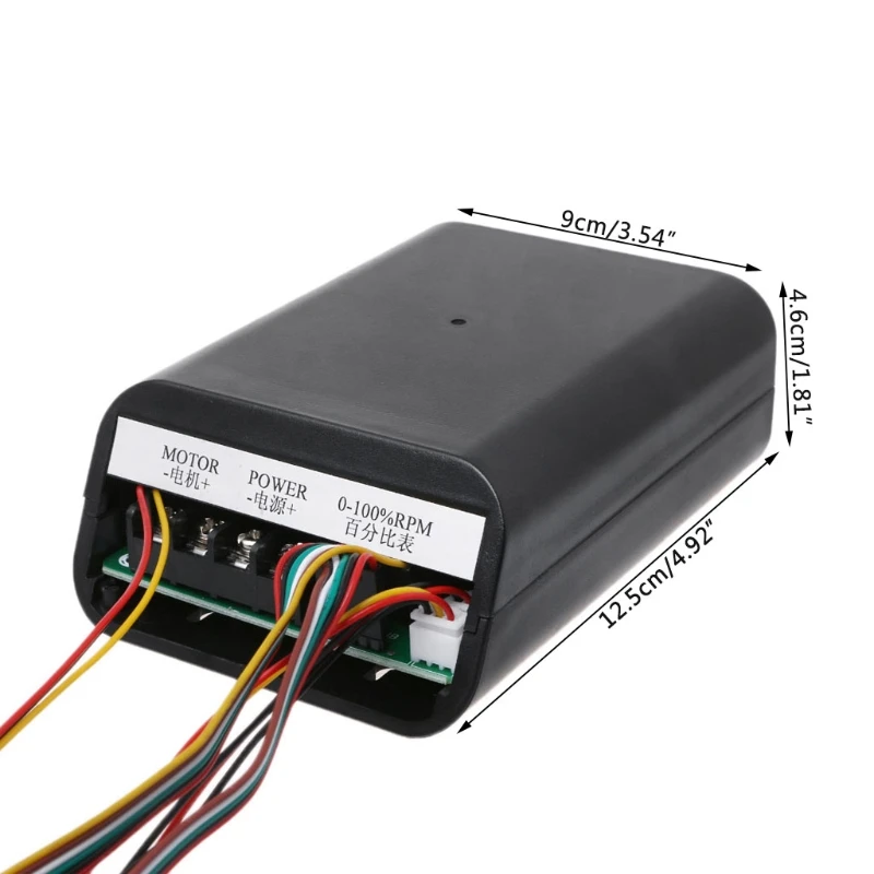 DC 10 55V Макс 60A ШИМ контроллер скорости двигателя 0 ~ 100% регулируемый привод