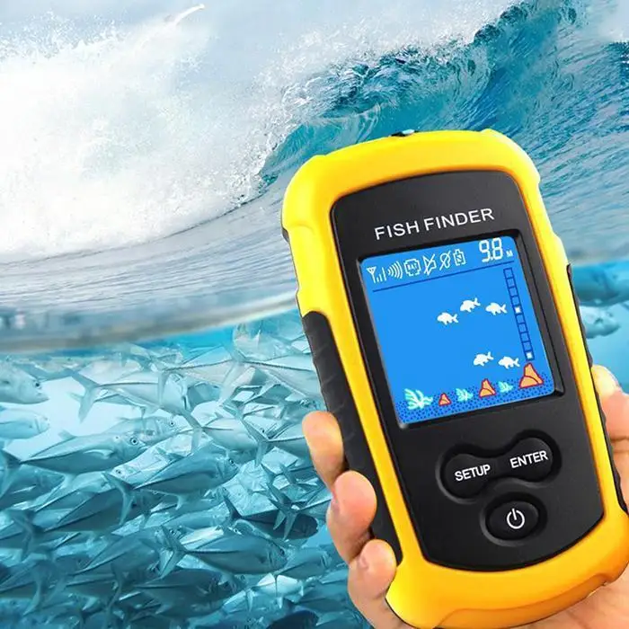 

Hot Sale Alarm 100M Portable Sonar LCD Fish Finders Fishing lure Echo Sounder Fishing Finder
