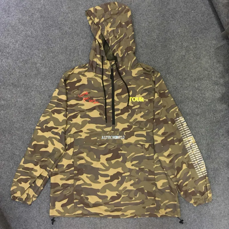Newest Travis Scott AstroWorld Jacket Men Women Smiling Earth Streetwear FOG Camouflage Jacket Hip Hop Astroworld Bomber Jacket Newest Travis Scott AstroWorld Jacket Men Women Smiling Earth Streetwear FOG Camouflage Jacket Hip Hop Astroworld Bomber Jacket