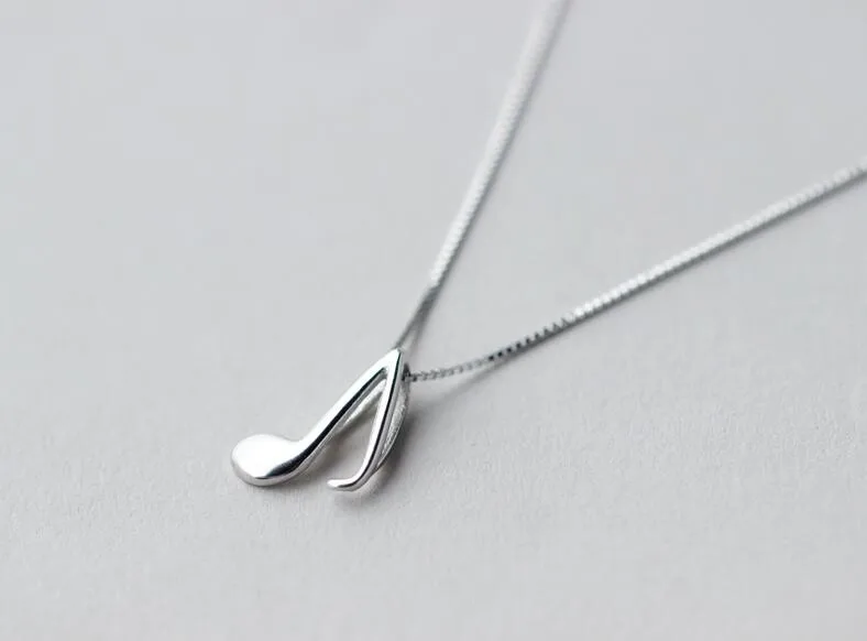 

Shuangshuo Vintage Necklace Jewelry Music Note Symbol Pendant Necklace for Women Music Note Choker Necklace Party Gift collier