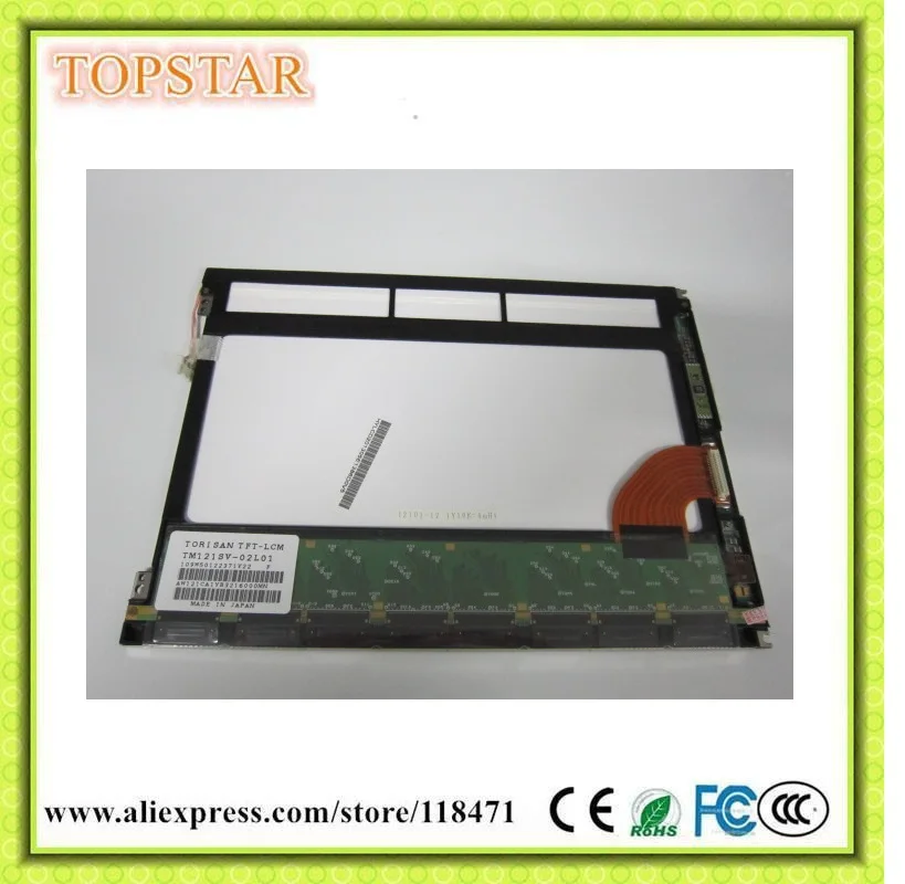 

12.1 Inch TFT LCD Panel TM121SV-02L01 800 RGB*600 SVGA Parallel RGB LCD Display CCFL LCD Screen 1ch,6-bit