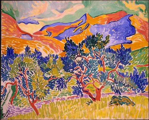 André Derain Mountains At Collioure