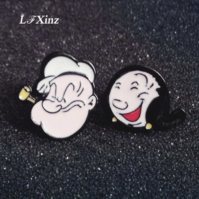 Classic Animated Cartoon Popeye Girlfriend Cute Personality Earrings Woman  Girl Fashion Jewelry Gift|earrings women|earrings fashionfashion earrings -  AliExpress