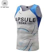 Новейший Bragon Ball Z Tank Tops Bardock Armor Tank Top Cool фитнес-Бодибилдинг жилет Мужчины Женщины-хипстеры 3D DBZ tees X Task Force