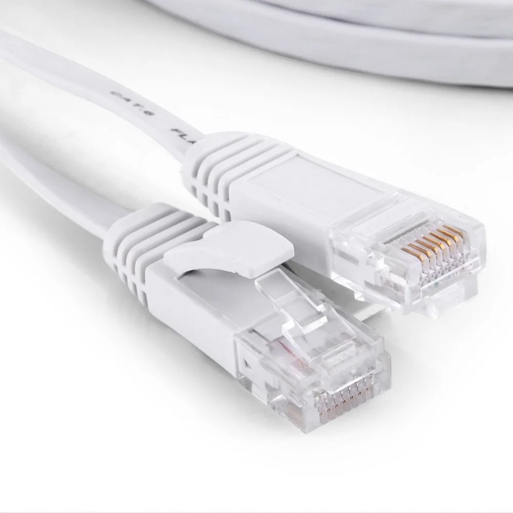 

Wire Cable Cat6 flat Lan Cable UTP RJ45 Network Cable Patch Cord for Router Laptop Ethernet Cable