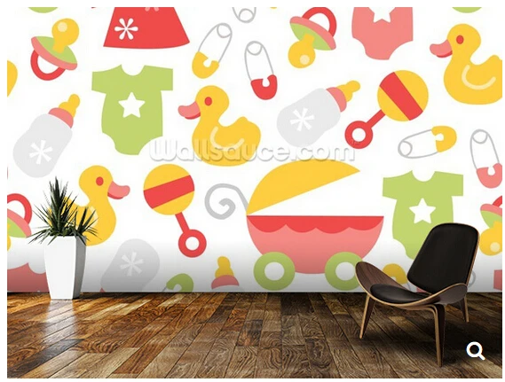 Custom children wallpaper,Nursery Baby Girl,3D cartoon murals for