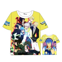 Japan Anime DRAMAtical Murder T-shirt Men Women Short Sleeve Summer dress Seragaki Aoba Cartoon Tops Unisex Cosplay t shirt цена Japan Anime DRAMAtical Murder T-shirt Men Women Short Sleeve Summer dress Seragaki Aoba Cartoon Tops Unisex Cosplay t shirt цены онлайн